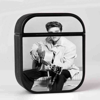 Elvis Presley Playing Guitar New Custom AirPods Case Cover Sublimation Hard Durable Plastic Glossy