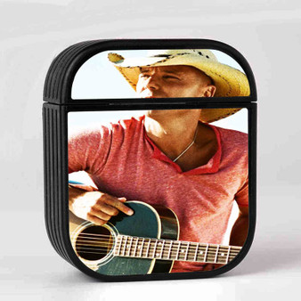 Kenny Chesney Guitar Custom AirPods Case Cover Sublimation Hard Durable Plastic Glossy