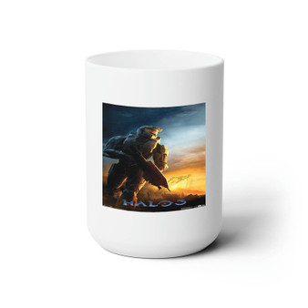 Halo 3 White Ceramic Mug 15oz With BPA Free