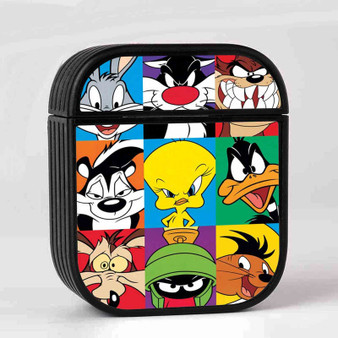 Looney Tunes Characters Custom AirPods Case Cover Sublimation Hard Durable Plastic Glossy