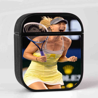 Maria Sharapova Art Custom AirPods Case Cover Sublimation Hard Durable Plastic Glossy