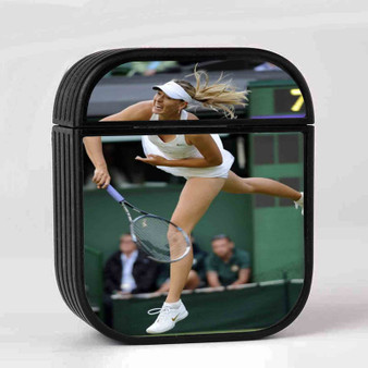 Maria Sharapova Tennis Custom AirPods Case Cover Sublimation Hard Durable Plastic Glossy