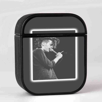 Matt Healy from The 1975 Custom AirPods Case Cover Sublimation Hard Durable Plastic Glossy