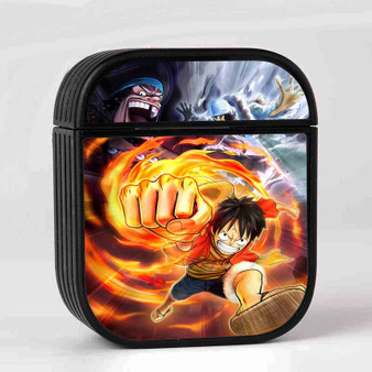 One Piece Pirate Warriors 2 Fire Hand New Custom AirPods Case Cover Sublimation Hard Durable Plastic Glossy