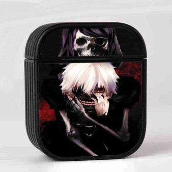 Rize Kamishiro and Kaneki Ken Tokyo Ghoul Custom AirPods Case Cover Sublimation Hard Durable Plastic Glossy