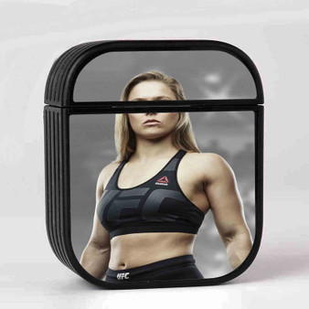 Ronda Rousey UFC New Custom AirPods Case Cover Sublimation Hard Durable Plastic Glossy