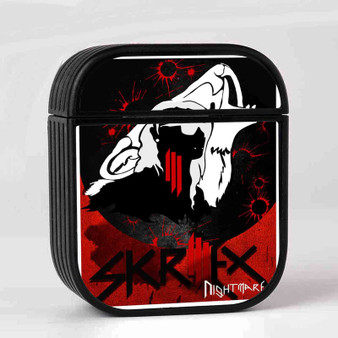 Skrillex Nightmare Custom AirPods Case Cover Sublimation Hard Durable Plastic Glossy