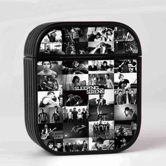 Sleeping With Sirens Art Custom AirPods Case Cover Sublimation Hard Durable Plastic Glossy