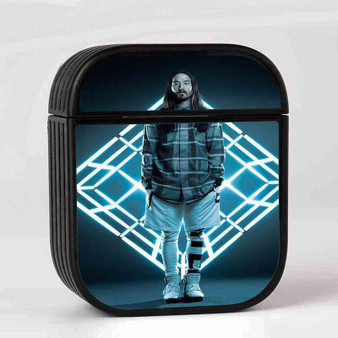 Steve Aoki Custom AirPods Case Cover Sublimation Hard Durable Plastic Glossy