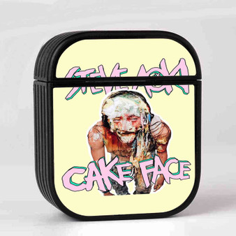 Steve Aoki Cake Face Custom AirPods Case Cover Sublimation Hard Durable Plastic Glossy