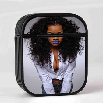 Teyana Taylor Art Custom AirPods Case Cover Sublimation Hard Durable Plastic Glossy