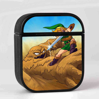 The Legend of Zelda A Link to the Past Battle Custom AirPods Case Cover Sublimation Hard Durable Plastic Glossy