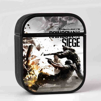 Tom Clancy s Rainbow Six Siege Custom AirPods Case Cover Sublimation Hard Durable Plastic Glossy
