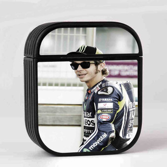 Valentino Rossi Moto GP New Custom AirPods Case Cover Sublimation Hard Durable Plastic Glossy