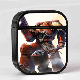 Warhammer 40 000 Space Marine Dawn Of War Custom AirPods Case Cover Sublimation Hard Durable Plastic Glossy