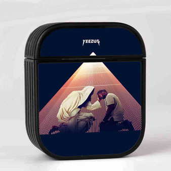 Yeezus Kanye West with Kendrick Lamar Art Custom AirPods Case Cover Sublimation Hard Durable Plastic Glossy