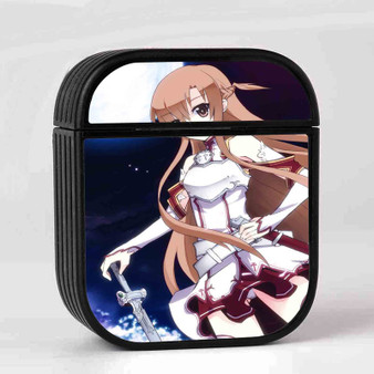 Yuuki Asuna Sword Art Online Moon Custom AirPods Case Cover Sublimation Hard Durable Plastic Glossy