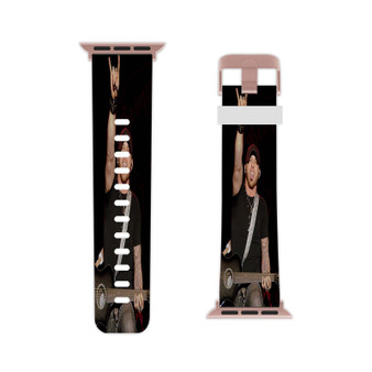 Brantley Gilbert With Guitar Custom Apple Watch Band Professional Grade Thermo Elastomer Replacement Straps