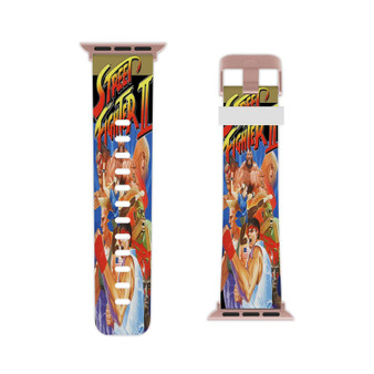 Classic Street Fighter II The World Warrior Custom Apple Watch Band Professional Grade Thermo Elastomer Replacement Straps