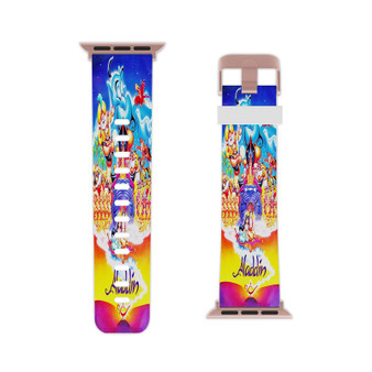 Disney Aladdin All Characters Custom Apple Watch Band Professional Grade Thermo Elastomer Replacement Straps