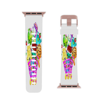 Shopkins Cartoons Custom Apple Watch Band Professional Grade Thermo Elastomer Replacement Straps