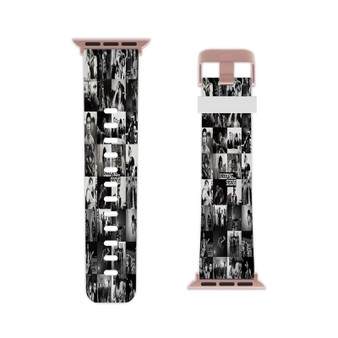 Sleeping With Sirens Art Custom Apple Watch Band Professional Grade Thermo Elastomer Replacement Straps