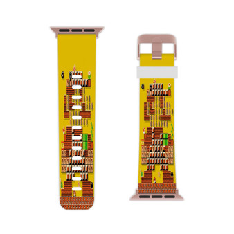 Super Mario Maker Body Art Custom Apple Watch Band Professional Grade Thermo Elastomer Replacement Straps