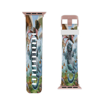 The Cheshire Cat Alice in Wonderland Custom Apple Watch Band Professional Grade Thermo Elastomer Replacement Straps