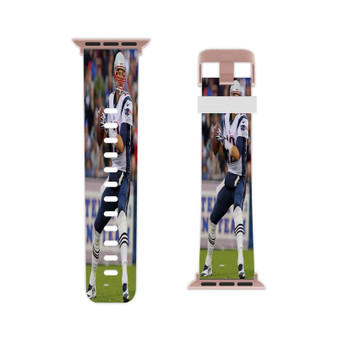 Tom Brady New England Patriots Art Custom Apple Watch Band Professional Grade Thermo Elastomer Replacement Straps