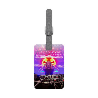Axwell DJ Custom Polyester Saffiano Rectangle White Luggage Tag Card Insert