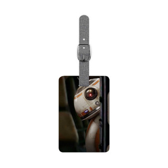 BB8 Star Wars The Force Awakens Arts Custom Polyester Saffiano Rectangle White Luggage Tag Card Insert