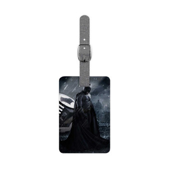 Ben Affleck Batman V Superman Custom Polyester Saffiano Rectangle White Luggage Tag Card Insert