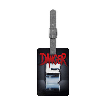 Danger 5 Movie Custom Polyester Saffiano Rectangle White Luggage Tag Card Insert
