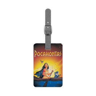 Disney Pocahontas Arts Custom Polyester Saffiano Rectangle White Luggage Tag Card Insert