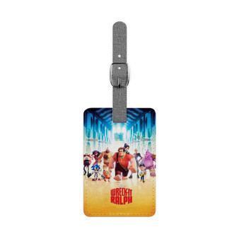 Disney Wreck It Ralph Custom Polyester Saffiano Rectangle White Luggage Tag Card Insert