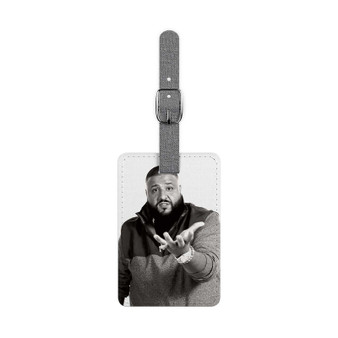 DJ Khaled Custom Polyester Saffiano Rectangle White Luggage Tag Card Insert