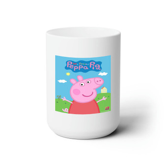 My Friend Peppa Pig White Ceramic Mug 15oz With BPA Free