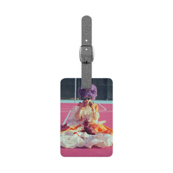 Grimes Custom Polyester Saffiano Rectangle White Luggage Tag Card Insert