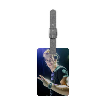 Hardwell DJ Art Custom Polyester Saffiano Rectangle White Luggage Tag Card Insert