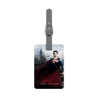 Henry Cavill Batman V Superman Custom Polyester Saffiano Rectangle White Luggage Tag Card Insert