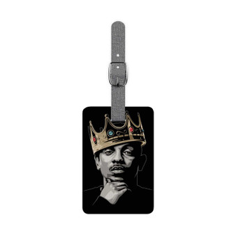 Kendrick Lamar Music New Custom Polyester Saffiano Rectangle White Luggage Tag Card Insert