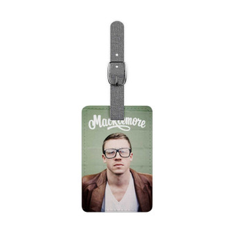 Macklemore Custom Polyester Saffiano Rectangle White Luggage Tag Card Insert