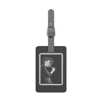 Matt Healy from The 1975 Custom Polyester Saffiano Rectangle White Luggage Tag Card Insert