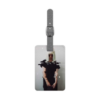 Mija DJ Custom Polyester Saffiano Rectangle White Luggage Tag Card Insert