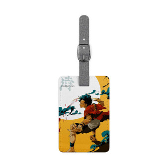 Mugen Samurai Champloo New Custom Polyester Saffiano Rectangle White Luggage Tag Card Insert