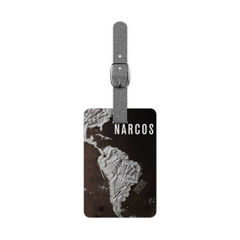 Narcos Movie Custom Polyester Saffiano Rectangle White Luggage Tag Card Insert