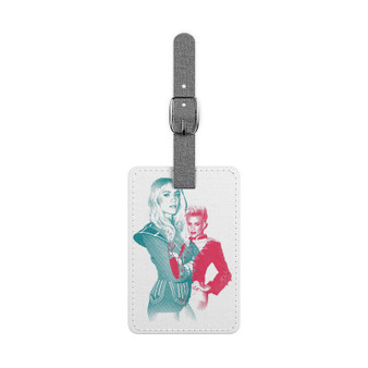 Nervo Custom Polyester Saffiano Rectangle White Luggage Tag Card Insert