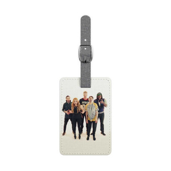 Pentatonix Art Custom Polyester Saffiano Rectangle White Luggage Tag Card Insert