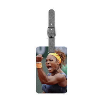 Serena Williams Celebrates Custom Polyester Saffiano Rectangle White Luggage Tag Card Insert