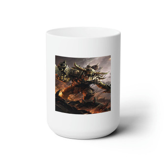 Orks Warhammer 40 K White Ceramic Mug 15oz With BPA Free